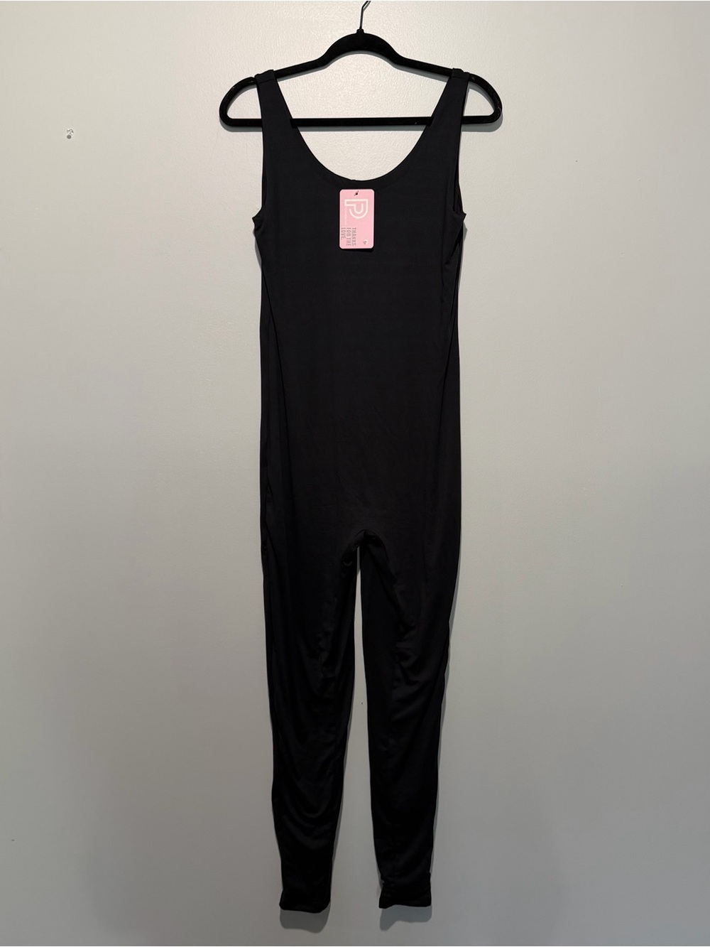POSHDIVAH Black Sleeveless Jumpsuit Size L NWT